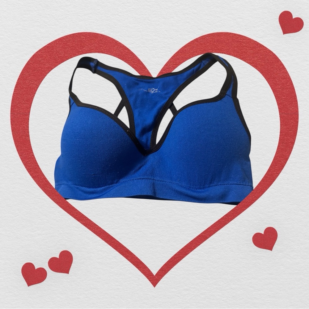 Preowned Women's Flex Own It  Blue Sports Bra